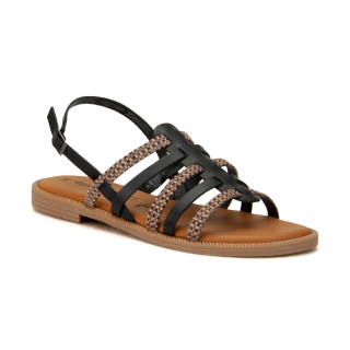 Klapki Tamaris 1-28104-44 098 M2810444 Black Comb