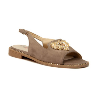 Sandały S.Barski KV51-018 Taupe