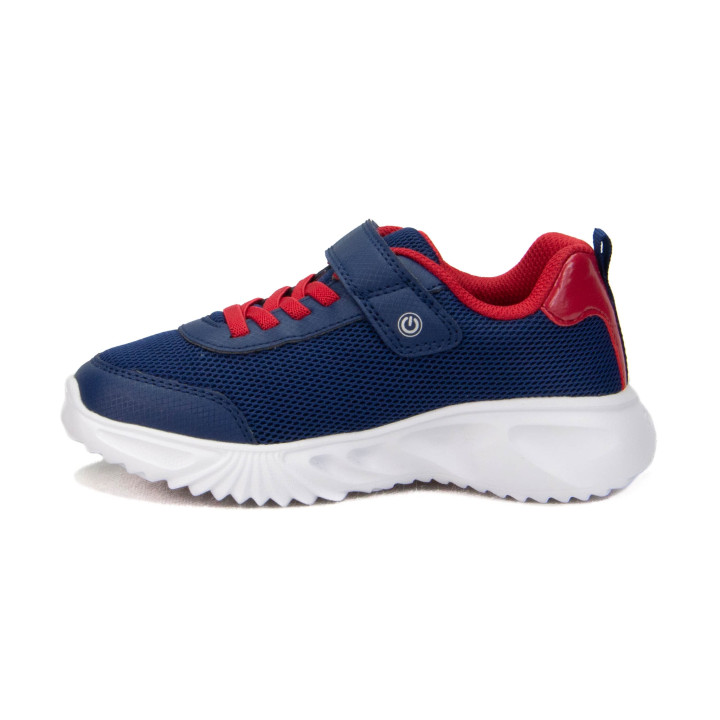 Półbuty Geox J ASSISTER B. C - MESH+PRI.DBK J45DZC 014CE C0735 Nany/Red 36-38