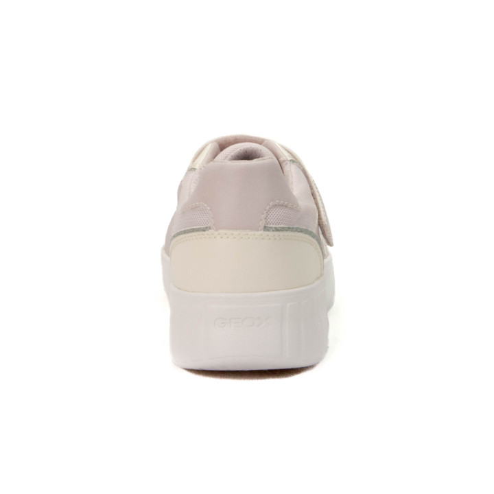 Półbuty Geox J MIKIROSHI A - SYNT.LEA J55DVA 000BC C1B1M Dove Grey/Lt Ivory 36-39