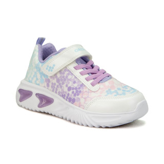 Półbuty Geox J ASSISTER G. B - PR.MESH+SYN J45E9B 02ABC C0761 White/Lilac