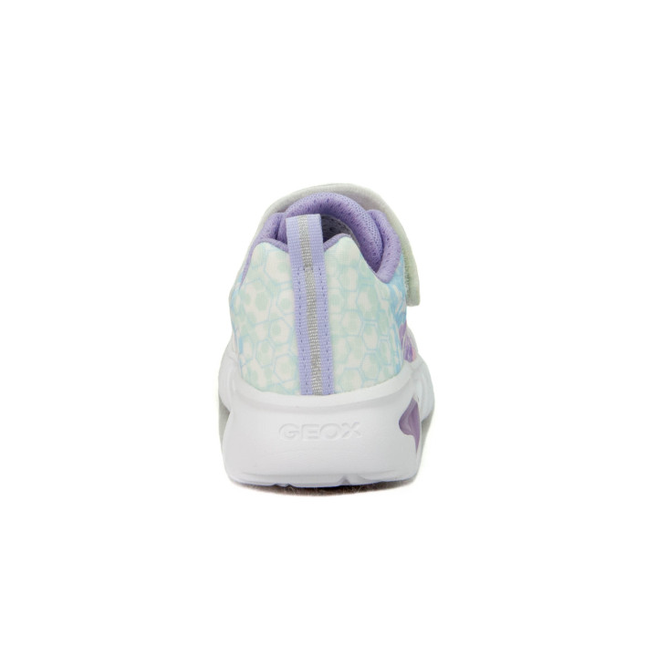 Półbuty Geox J ASSISTER G. B - PR.MESH+SYN J45E9B 02ABC C0761 White/Lilac
