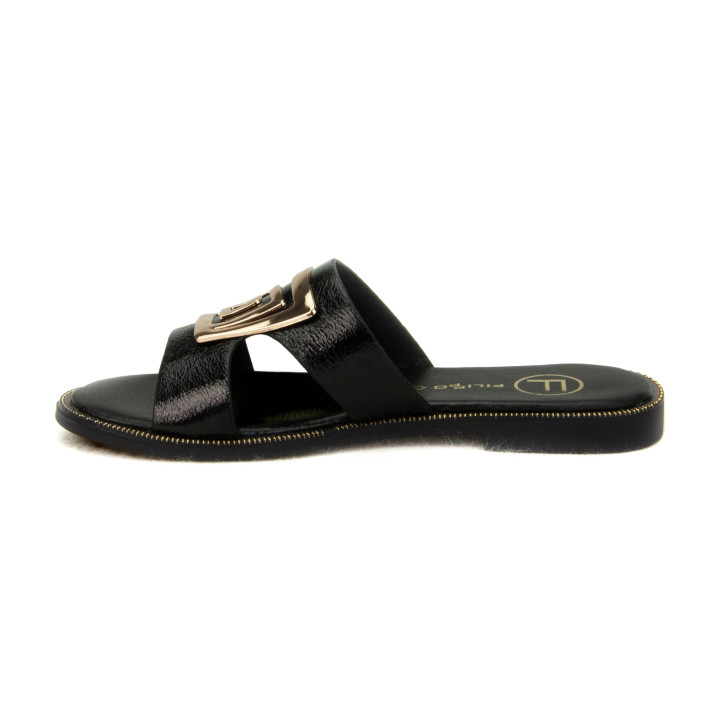 Klapki Filippo DK3703/25 BK Czarny