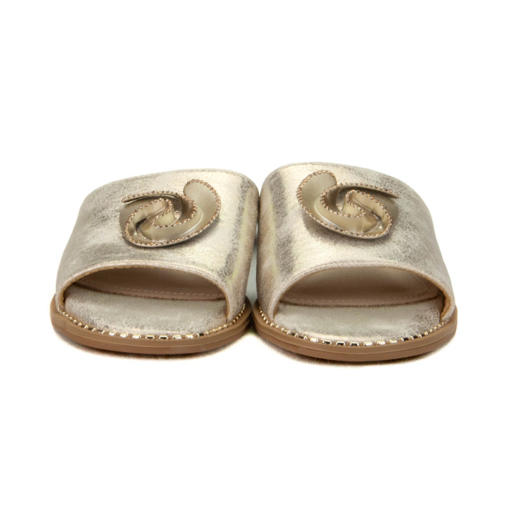 Klapki S.Barski KV51-007 LT.Gold