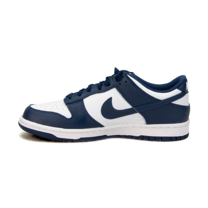 Nike DUNK LOW (GS) FB9109 116 White/Midnight Navy-White
