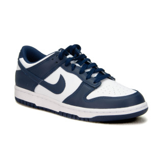 Nike DUNK LOW (GS) FB9109 116 White/Midnight Navy-White