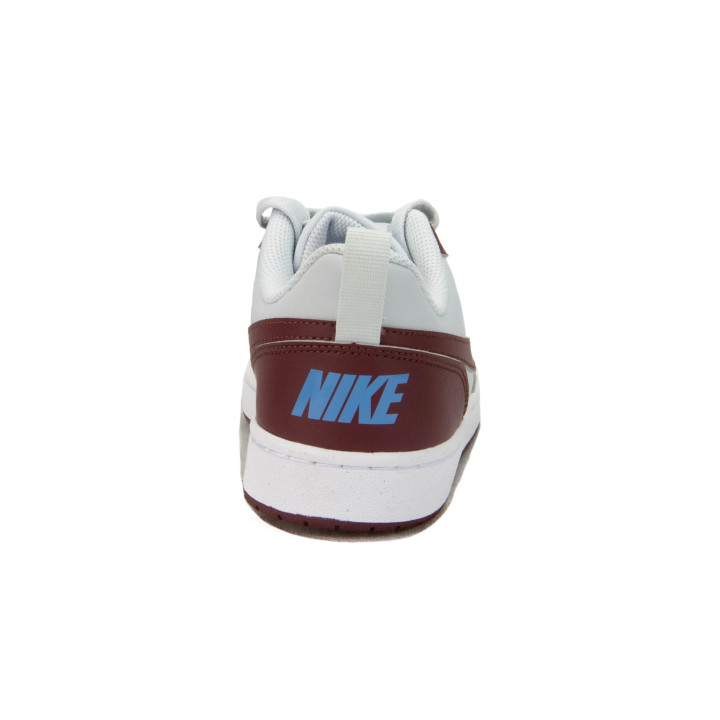 Nike COURT BOROUGH LOW RECRAFT (GS) DV5456 006 Pure Platinum/Dark Team Red