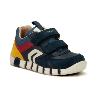 Półbuty Geox B IUPIDOO B3555D 05422 C4244 Navy/DK Red
