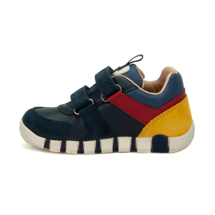 Półbuty Geox B IUPIDOO B3555D 05422 C4244 Navy/DK Red