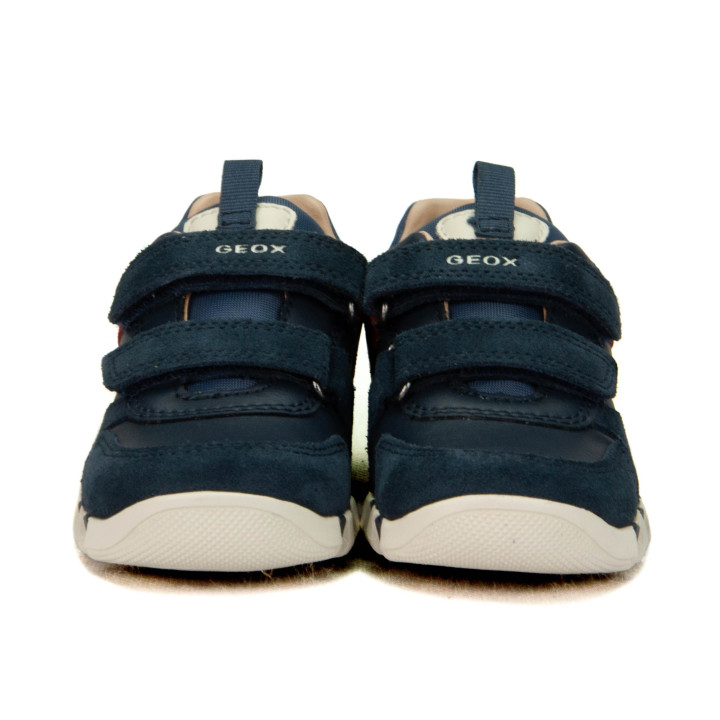 Półbuty Geox B IUPIDOO B3555D 05422 C4244 Navy/DK Red