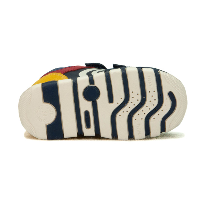 Półbuty Geox B IUPIDOO B3555D 05422 C4244 Navy/DK Red