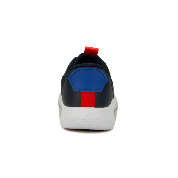Półbuty Geox J SPRINTYE FAST IN C - MESH+GE J56NQC 01454 C0735 Navy/Red