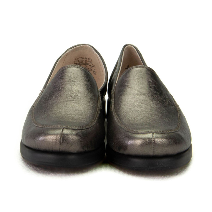 Półbuty Caprice 9-24750-41 928 M2475041 PIOMBO METAL