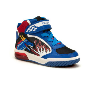 Trzewiki Geox J INEK BOY A - GEOBUCK+TEXT J569CA 05411 CO833 ROYAL/RED