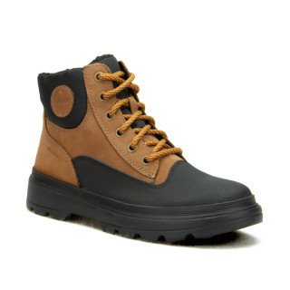 Trzewiki Geox J KIDDARTAH WPF B - NUBUCK+NYLLT J56MLB 032FU C0275 LT BROWN / BLACK