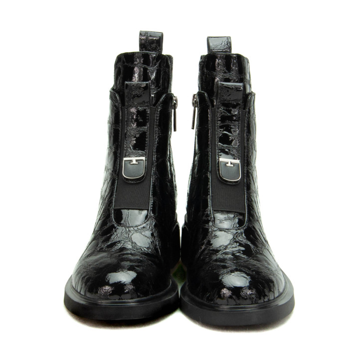 Botki Loretta Vitale C9653 Black Grain Leather | Dobra Cena