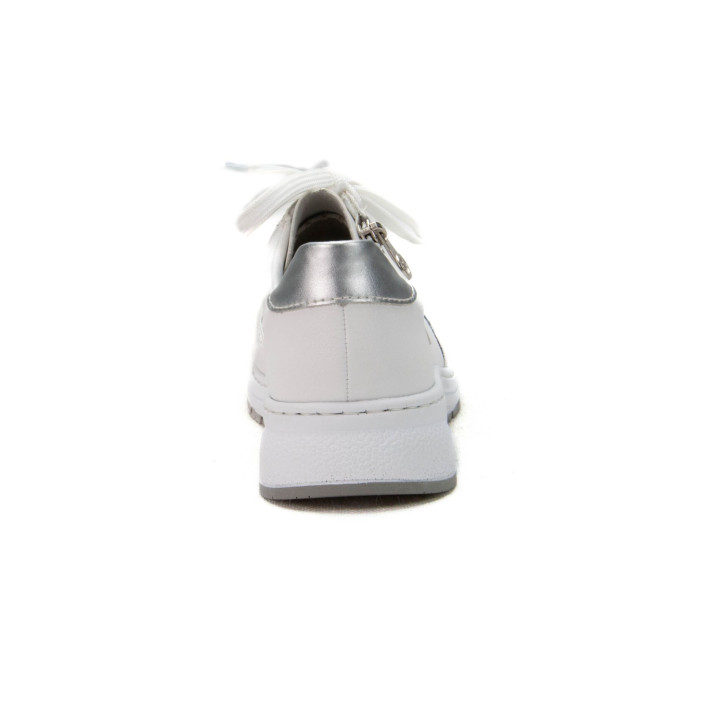 Półbuty Rieker N6508-80 BIAŁY