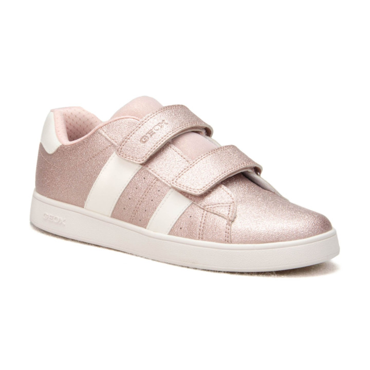 Półbuty Sneakersy Geox J ECLYPER J45LRA 0QDBC C8W1Z Lt Rose/White