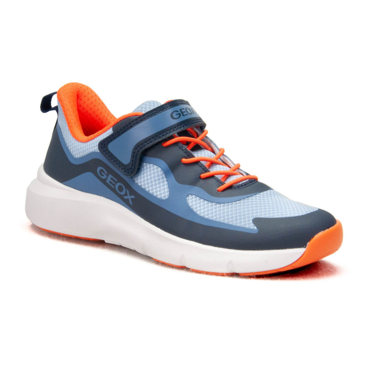 Półbuty Sneakersy Geox J PRO-RAN J65P7F 01454 C0659 Navy/Orange