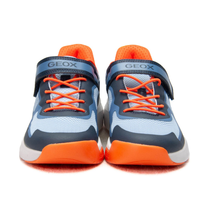 Półbuty Sneakersy Geox J PRO-RAN J65P7F 01454 C0659 Navy/Orange