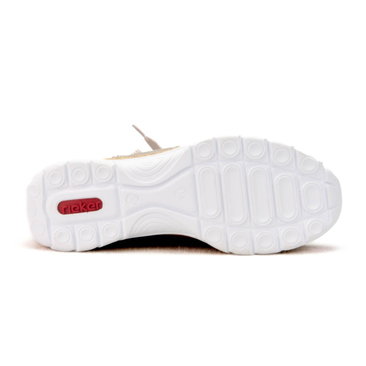 Półbuty Sneakersy Rieker N4221-90 METALIC