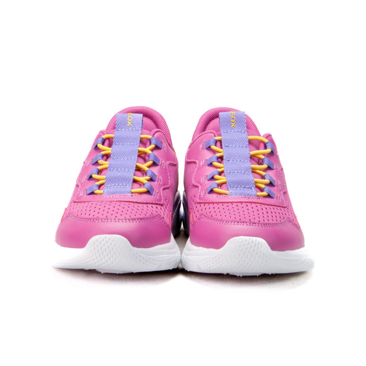 Półbuty Sneakersy Geox J65NTA 01454 C8DN8 DK FUCHSIA/VIOLET