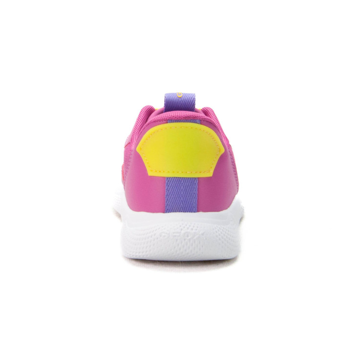 Półbuty Sneakersy Geox J65NTA 01454 C8DN8 DK FUCHSIA/VIOLET