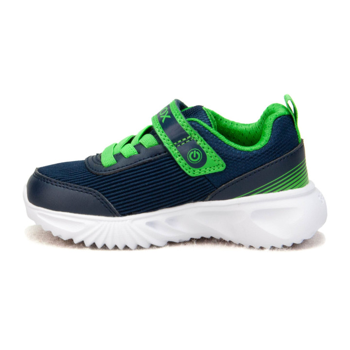 Półbuty Geox J ASSISTER J65DZC 01454 CF43U NAVY/LT GREEN