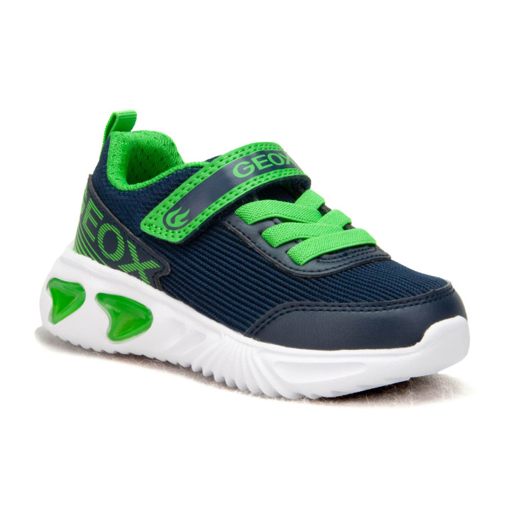 Półbuty Geox J ASSISTER J65DZC 01454 CF43U NAVY/LT GREEN