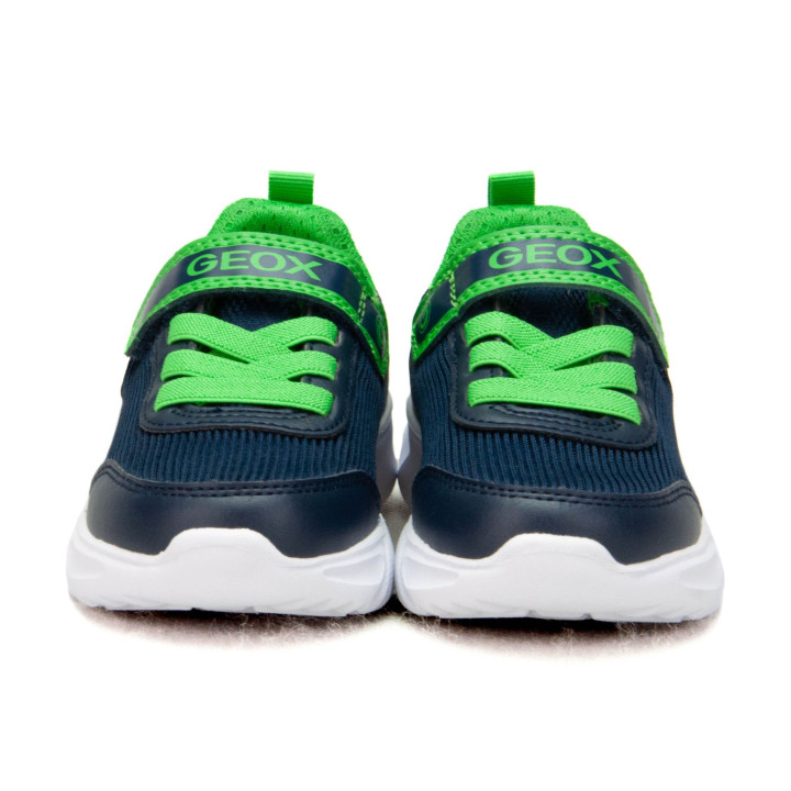 Półbuty Geox J ASSISTER J65DZC 01454 CF43U NAVY/LT GREEN