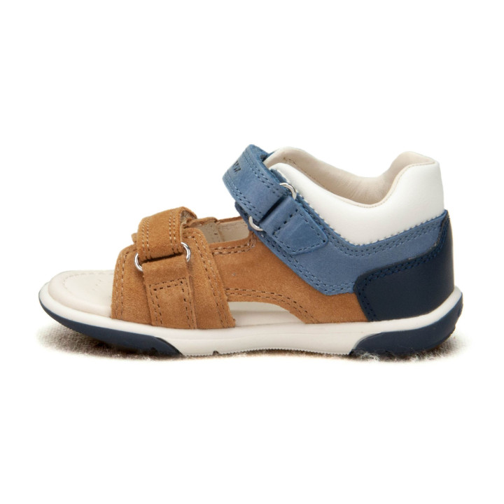 Sandały Geox B SANDAL ZAPITO B - SUE+WAX LE B556EB 022CL C5G4M CARAMEL/ DK BLUE