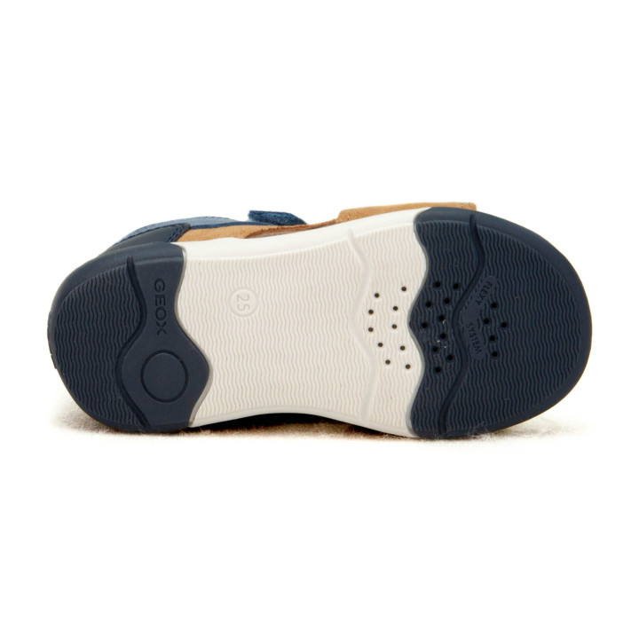 Sandały Geox B SANDAL ZAPITO B - SUE+WAX LE B556EB 022CL C5G4M CARAMEL/ DK BLUE