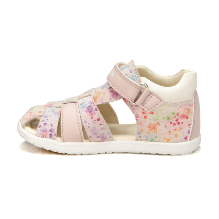 Sandały Geox B S.MACCHIA G. B - PR.GO SU+SY B254WB 007BC C8W0G LT ROSE/MULTICOLOR