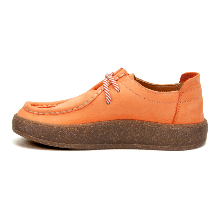Półbuty Ravini 241094 ORANGE NUBUCK