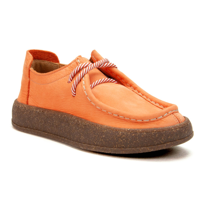 Półbuty Ravini 241094 ORANGE NUBUCK