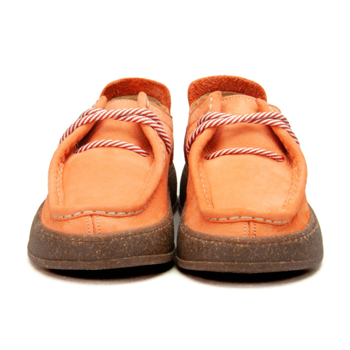 Półbuty Ravini 241094 ORANGE NUBUCK